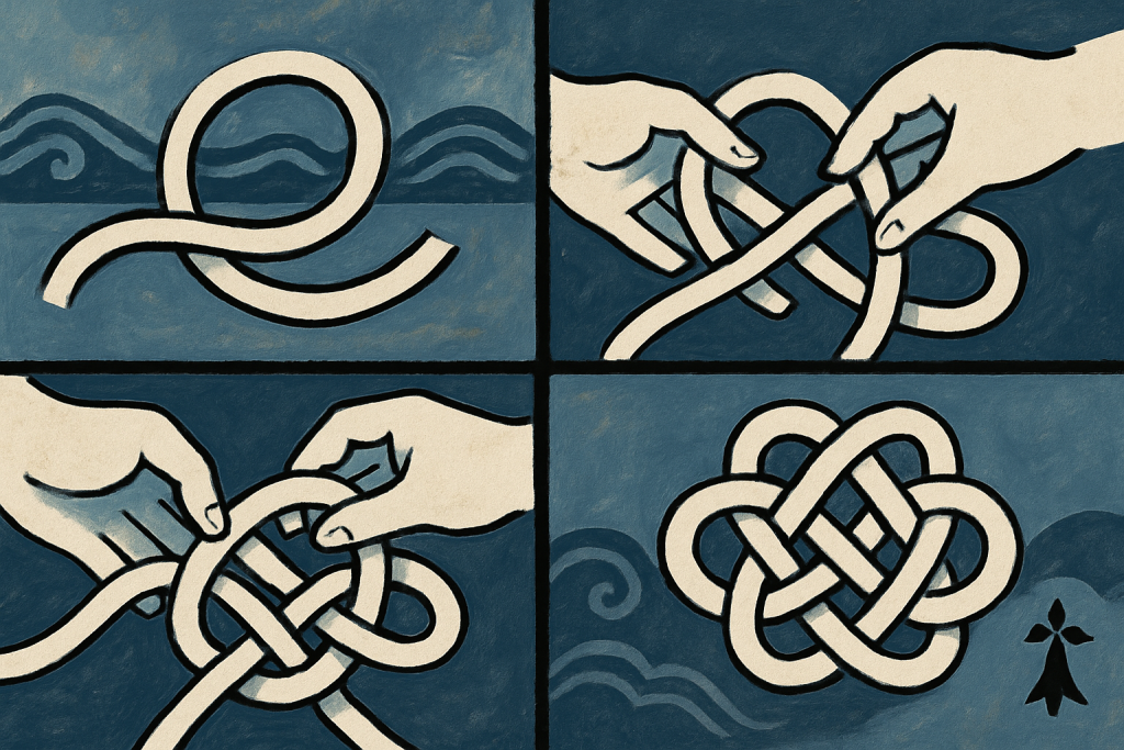apprenez à réaliser facilement un nœud celtique grâce à notre guide étape par étape, idéal pour débutants et passionnés de décoration ou bijoux traditionnels.