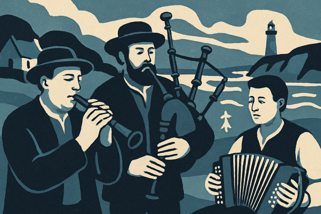 plongez dans l'univers vibrant des groupes de musique bretonne et découvrez l'authenticité de leurs mélodies traditionnelles et modernes.