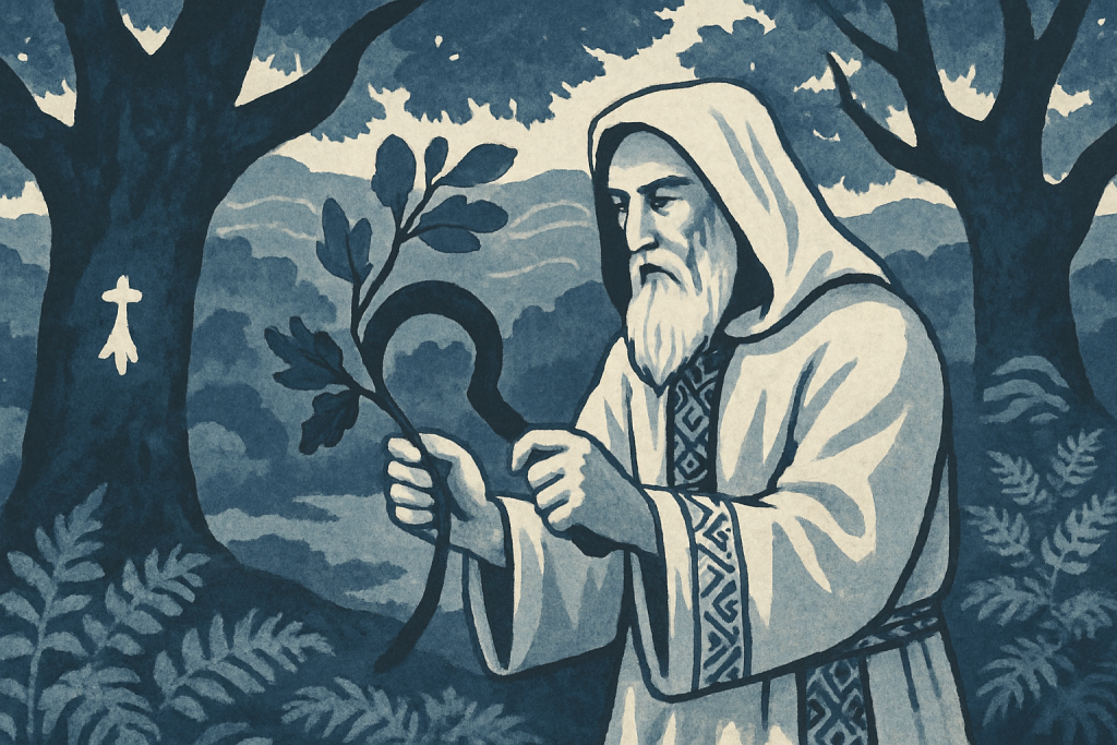 découvrez les secrets de la serpe druidique et son utilisation traditionnelle dans les rituels celtiques, un outil ancestral chargé d'histoire et de symbolisme.